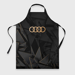 Фартук кулинарный Audi golden poly, цвет: 3D-принт