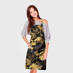 Фартук кулинарный Золотые тропики, цвет: 3D-принт — фото 2