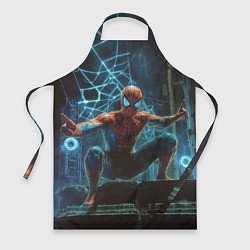 Фартук кулинарный Spiderman и паутина, цвет: 3D-принт