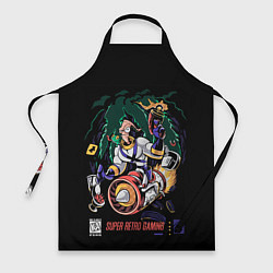 Фартук кулинарный Earth worm Jim - super retro gaming, цвет: 3D-принт