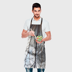 Фартук кулинарный Прожилки растения, цвет: 3D-принт — фото 2
