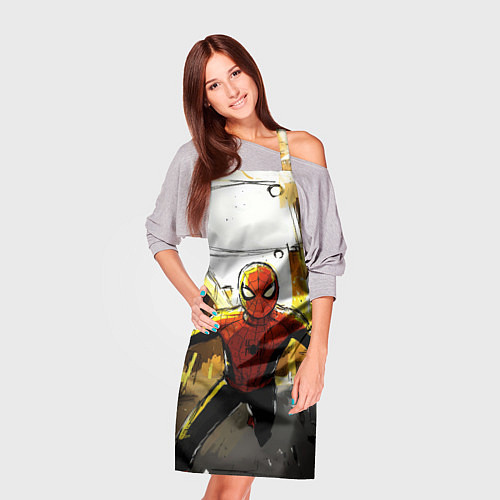 Фартук Бегущий человек - паук / 3D-принт – фото 3