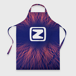 Фартук кулинарный Zotye red energy, цвет: 3D-принт