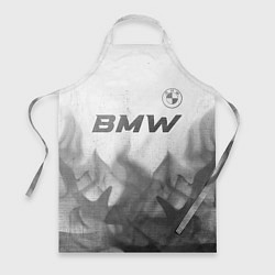 Фартук кулинарный BMW - white gradient посередине, цвет: 3D-принт