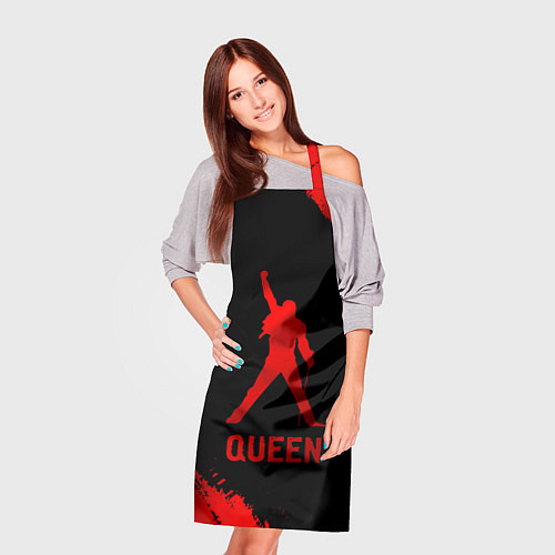 Фартук Queen - red gradient / 3D-принт – фото 3