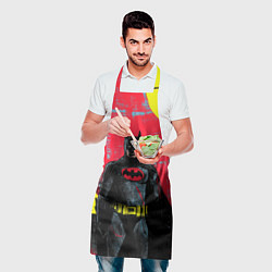 Фартук кулинарный Бэтмен красками, цвет: 3D-принт — фото 2
