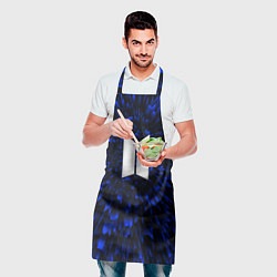 Фартук кулинарный BTS blue energy, цвет: 3D-принт — фото 2