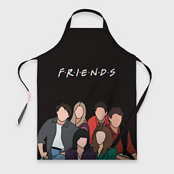 Фартук кулинарный Friends - Central park, цвет: 3D-принт