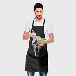 Фартук кулинарный Крик маска косплей, цвет: 3D-принт — фото 2