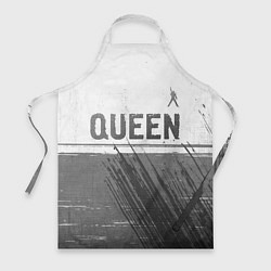 Фартук кулинарный Queen - white gradient посередине, цвет: 3D-принт