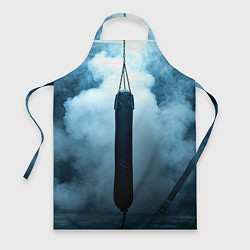 Фартук кулинарный Боксерская груша в дыму, цвет: 3D-принт