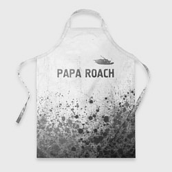 Фартук кулинарный Papa Roach - white gradient посередине, цвет: 3D-принт