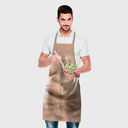 Фартук кулинарный Волосатое тело толстяка, цвет: 3D-принт — фото 2