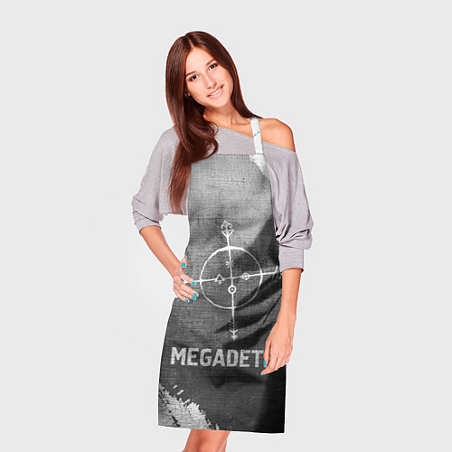 Фартук Megadeth - grey gradient / 3D-принт – фото 3