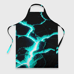 Фартук кулинарный Color light blue black, цвет: 3D-принт