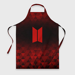 Фартук кулинарный BTS red poly, цвет: 3D-принт