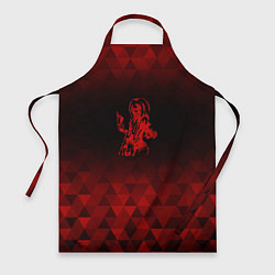Фартук кулинарный Iron Maiden red poly, цвет: 3D-принт