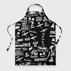 Фартук Черно белые логотипы игр