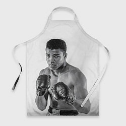 Фартук кулинарный Young Muhammad Ali, цвет: 3D-принт