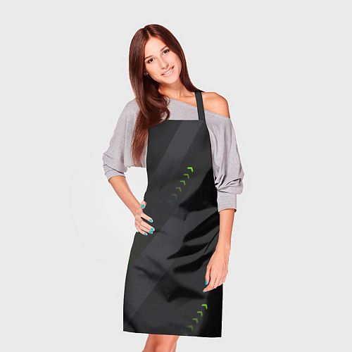 Фартук Color black green / 3D-принт – фото 3