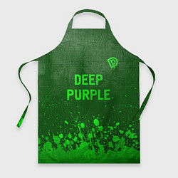 Фартук кулинарный Deep Purple - green gradient посередине, цвет: 3D-принт