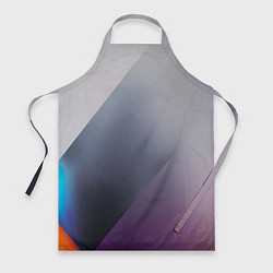 Фартук кулинарный Color grey with stripes, цвет: 3D-принт