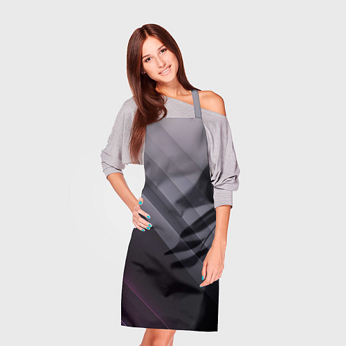 Фартук Color black grey / 3D-принт – фото 3