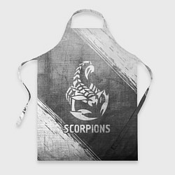 Фартук кулинарный Scorpions - grey gradient, цвет: 3D-принт
