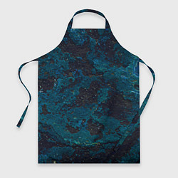 Фартук кулинарный Черно-синий бетон, цвет: 3D-принт