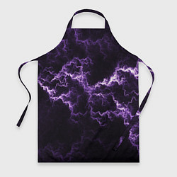 Фартук кулинарный Lightning purple flicker, цвет: 3D-принт