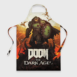 Фартук кулинарный Doom the dark ages, цвет: 3D-принт