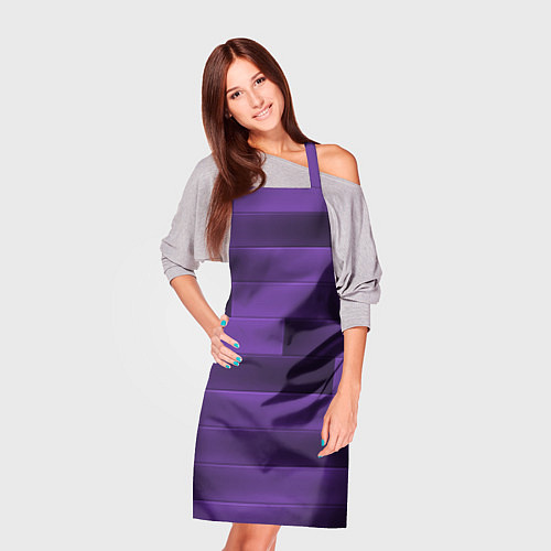Фартук Color purple square / 3D-принт – фото 3