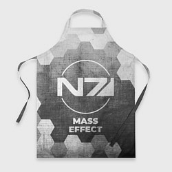 Фартук кулинарный Mass Effect - grey gradient, цвет: 3D-принт