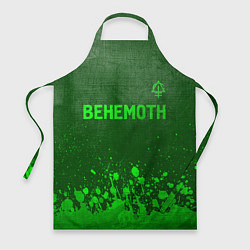 Фартук кулинарный Behemoth - green gradient посередине, цвет: 3D-принт