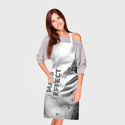 Фартук кулинарный Mass Effect - white gradient вертикально, цвет: 3D-принт — фото 2