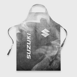 Фартук кулинарный Suzuki - grey gradient вертикально, цвет: 3D-принт