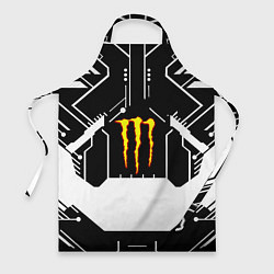 Фартук кулинарный Monster energy geometry, цвет: 3D-принт
