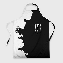 Фартук Monster energy краски белые
