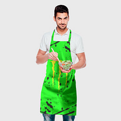 Фартук кулинарный Monster energy кислотные брызги, цвет: 3D-принт — фото 2
