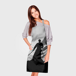 Фартук кулинарный Самурай в поле, цвет: 3D-принт — фото 2