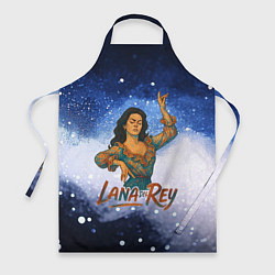 Фартук кулинарный Lana Del Rey танцует, цвет: 3D-принт