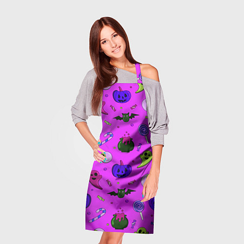 Фартук Halloween pink / 3D-принт – фото 3
