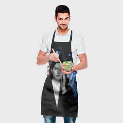 Фартук кулинарный Lana Del Rey в костюме, цвет: 3D-принт — фото 2