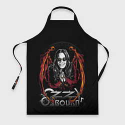 Фартук кулинарный Ozzy Osbourne with wings, цвет: 3D-принт