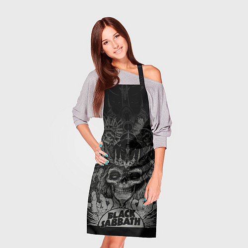 Фартук Black Sabbath death skull / 3D-принт – фото 3