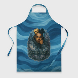 Фартук кулинарный XXXTentacion в облаке, цвет: 3D-принт