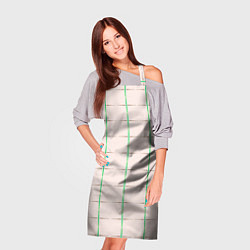 Фартук кулинарный Color white stripes, цвет: 3D-принт — фото 2