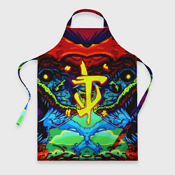 Фартук кулинарный Doom hyper monster, цвет: 3D-принт