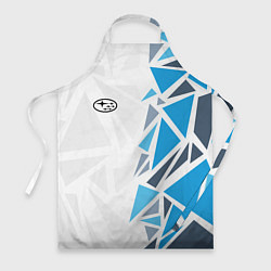 Фартук кулинарный Субару - фрагменты, цвет: 3D-принт
