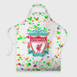 Фартук кулинарный Liverpool брызги красок текстура, цвет: 3D-принт